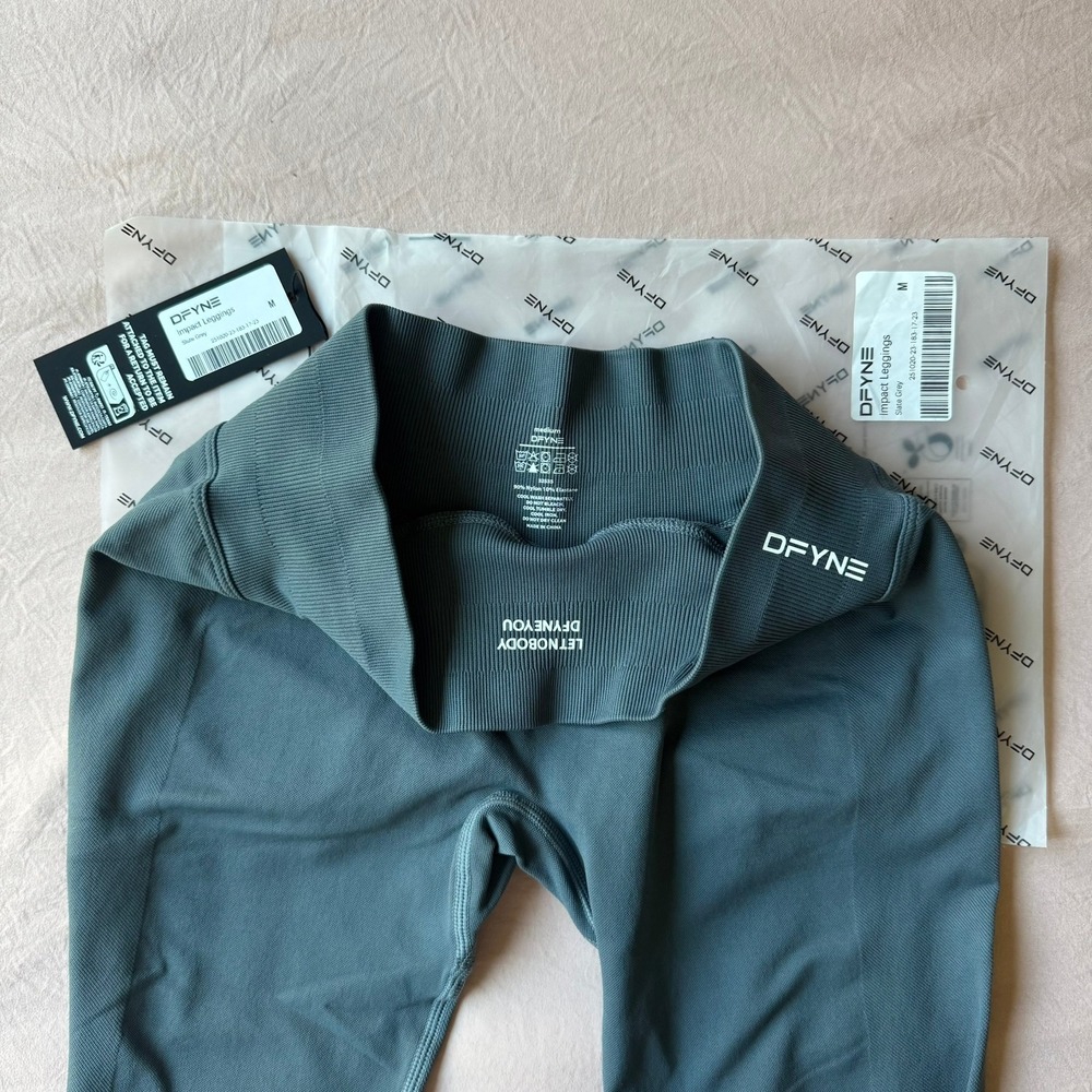 Dfyne impact leggings slate gray medium - Picture 4 of 5